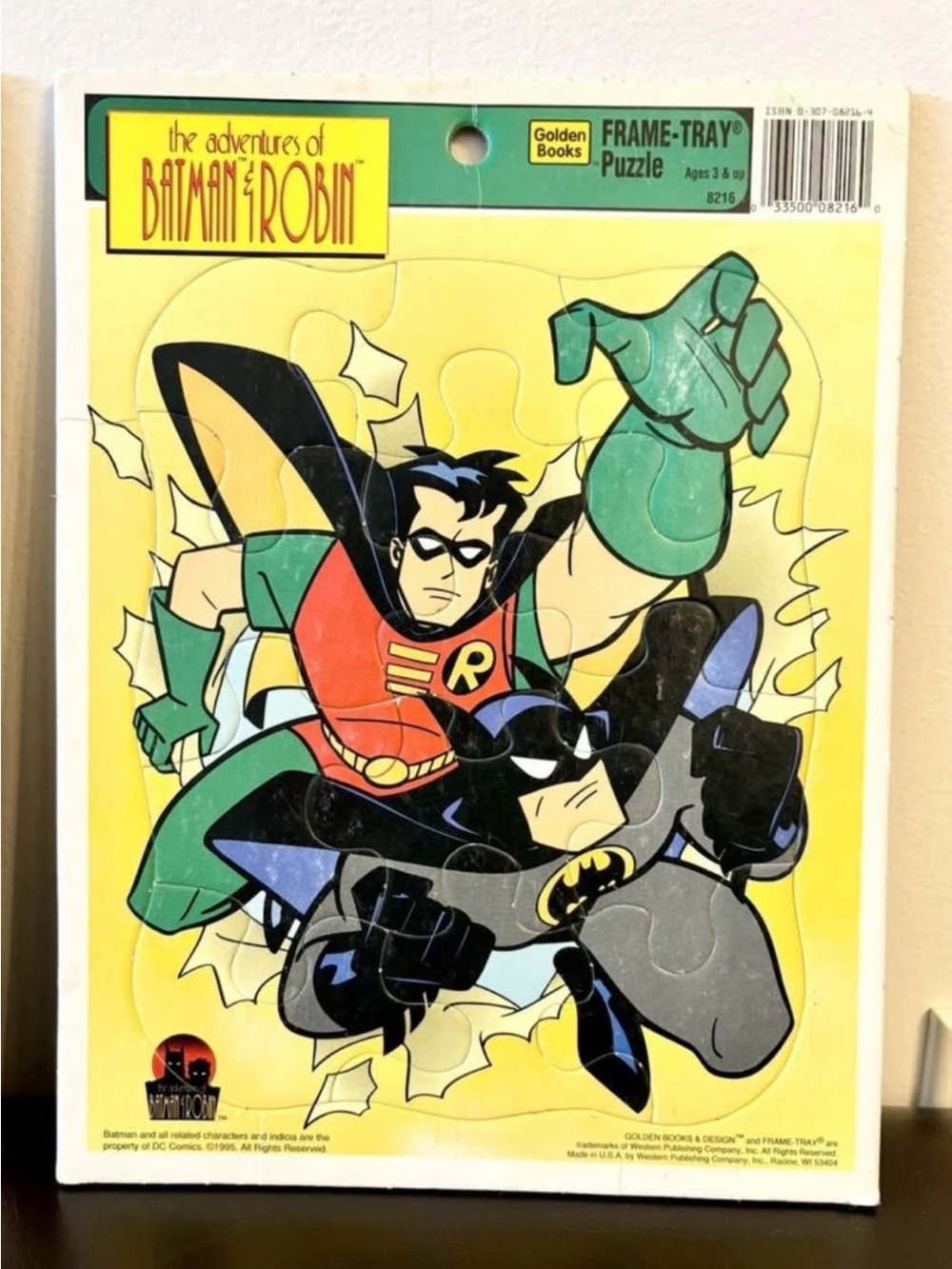 Vintage Batman & Robin Frame Tray Puzzle